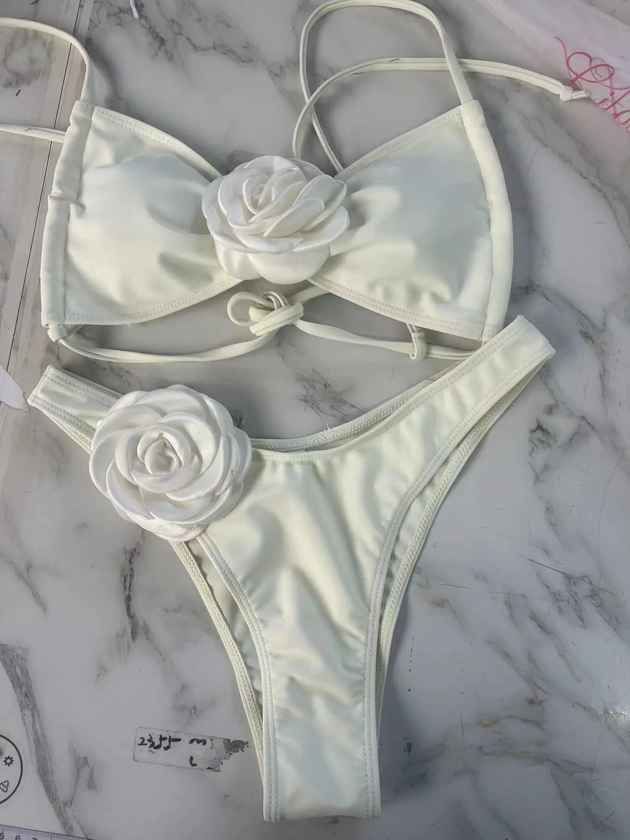 "Amy" Flower Design 2 piece