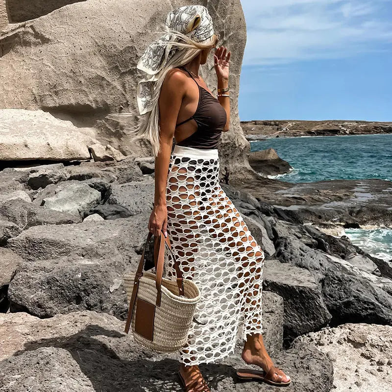 Crotchet Resort Wear Skirt Soltans of Swim