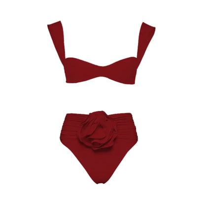 "Exes" Rose 3D Bikini