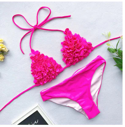 Poppy Floral Triangle Bikini for Women