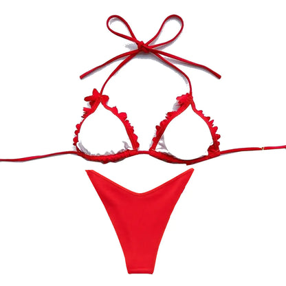 Poppy Floral Triangle Bikini for Women