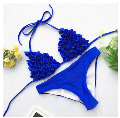 Poppy Floral Triangle Bikini for Women