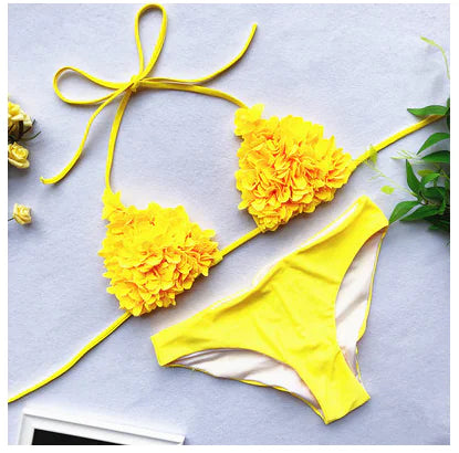 Poppy Floral Triangle Bikini for Women