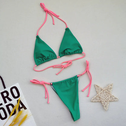 "Cutee" String Bikini Set